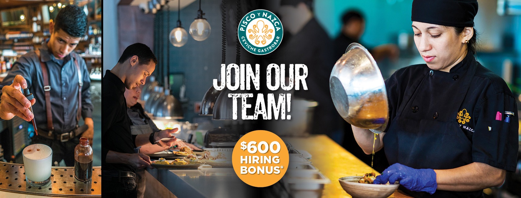 Join Our Team. $600 Hiring Bonus.