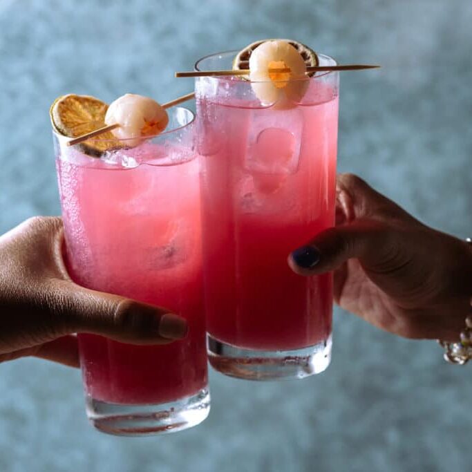 Lychee Chilcano Barbie Cocktail