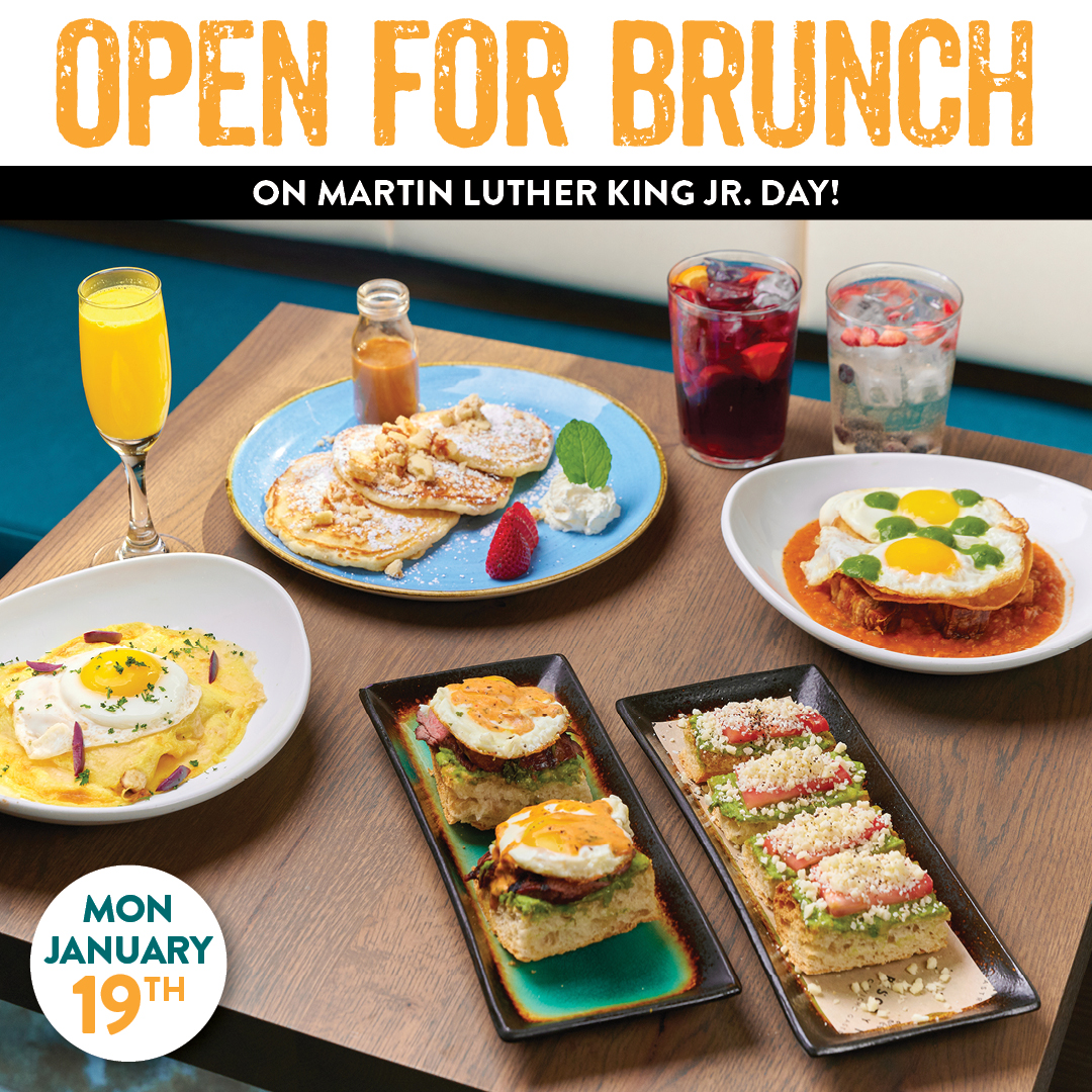 Brunch spread at Pisco y Nazca Ceviche Gastroba